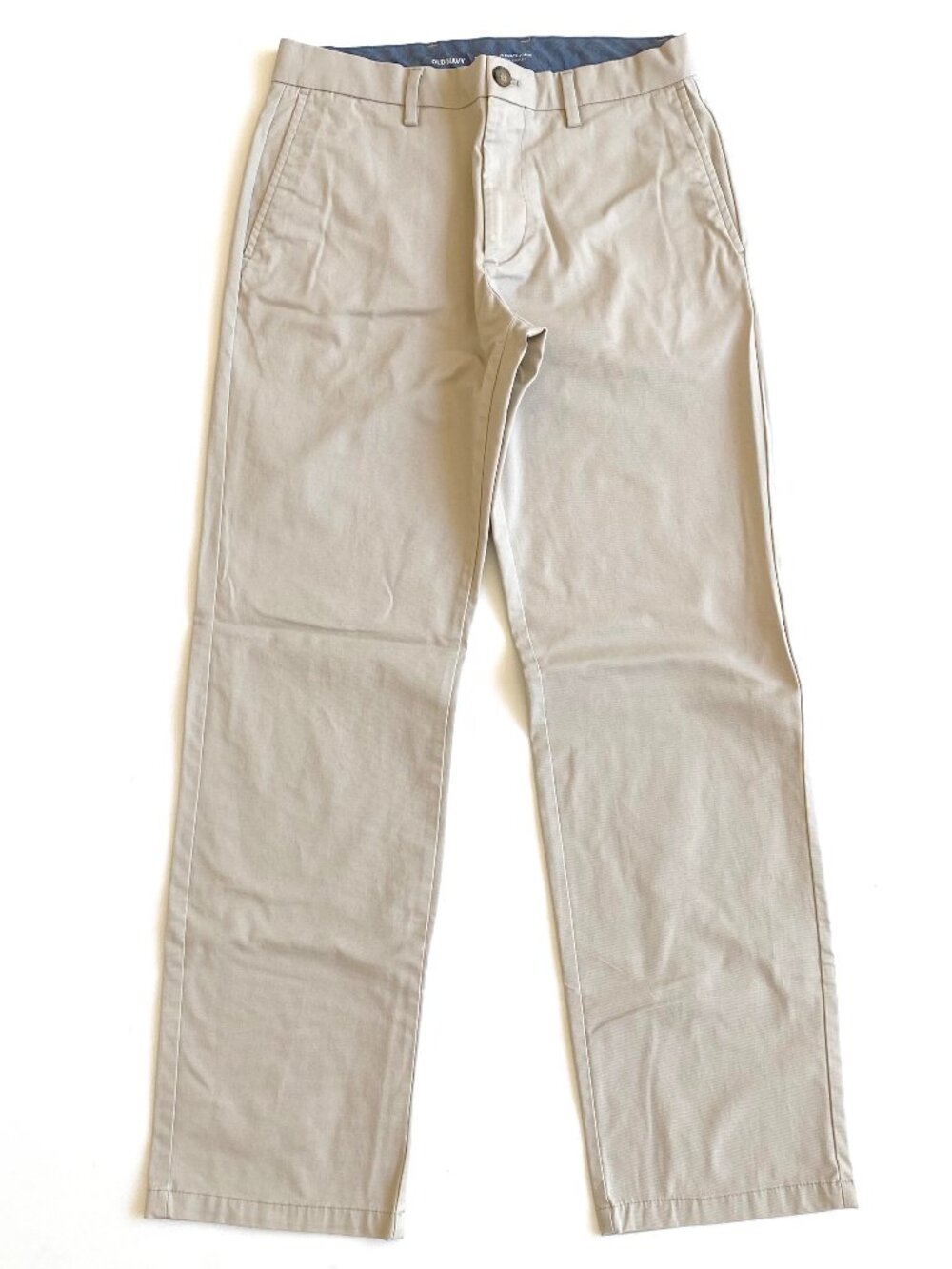 Old Navy 31x34 Ultimate Loose Built-In Flex Chino Pants Beige Stretch